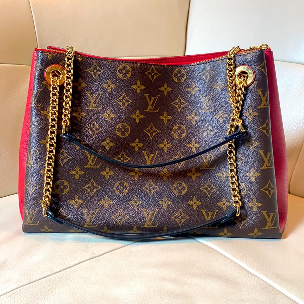 Louis Vuitton Surene  Monogram Canvas MM Cerise